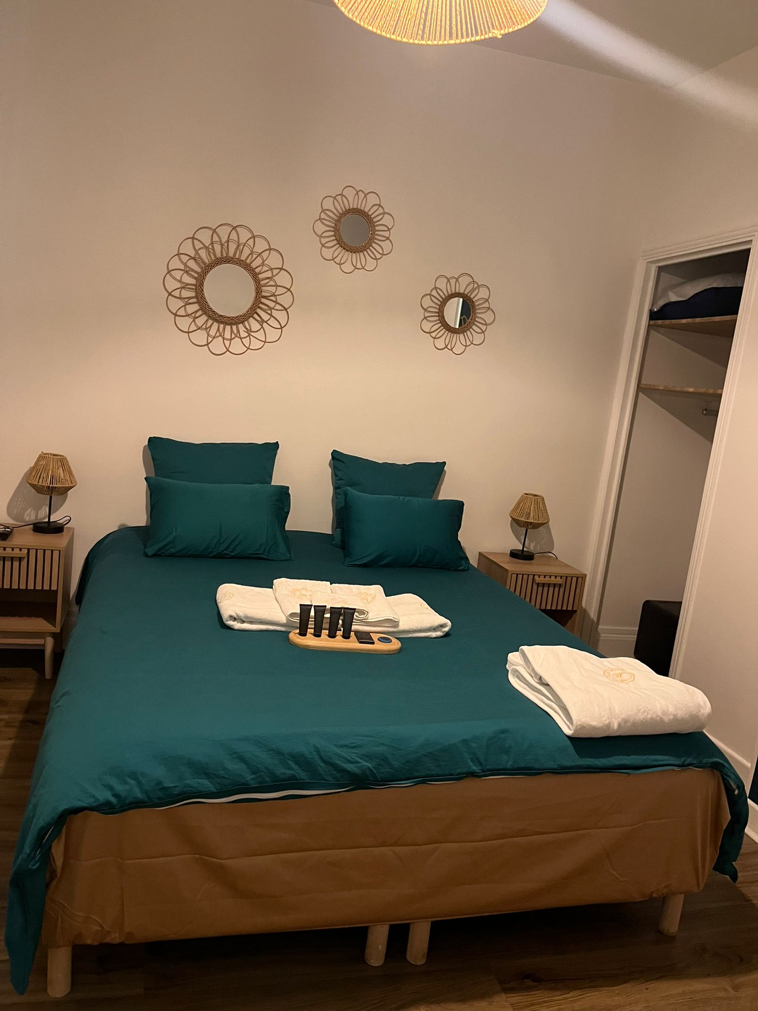 Espace nuit de l'appartement N°11 Les Sources Vichy